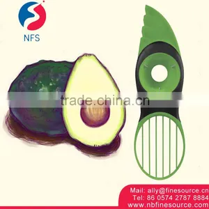 As Seen On TV 3-In-1 Avocado Cutter Plastic Fruit Knife Avocado Slicer thumbnail-1