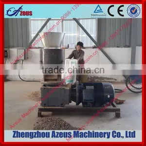 Flat Die Elephant Grass Pellet Machine thumbnail-1