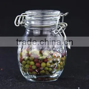 Factory Price Decorative Honey Glass Bottle thumbnail-4