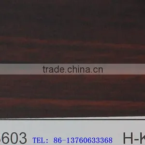 Wood Grain Self-adhesion Cold Laminated Decoration PVC Film Item 8603 thumbnail-1
