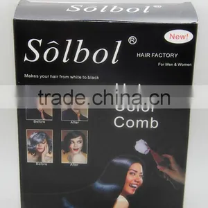 Magical Hair Color Comb With Black Color thumbnail-1