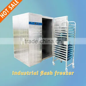 Industrial Tray Type Flash Freezer Fish Meat Dumplings Freezing Machine thumbnail-1