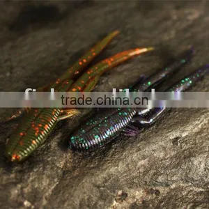 Salt Soft Fishing Lure,freshwater Soft Lure 2.3g 68mm thumbnail-1