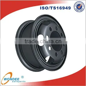 China Hot Sale Truck Parts Wheel Rim Steel 24 thumbnail-1