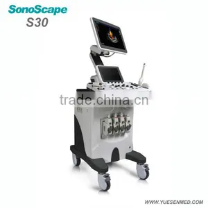 Famous Brand 3D 4D Mobile Trolley Color Doppler Ultrasound Scanner Sonoscape S30 thumbnail-3