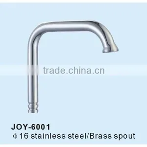 Kitchen Faucet Spout,wah Basin Tap Stainless Steel Spout,brass DIA16MM Faucet Spout thumbnail-1