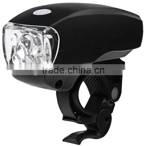 New Cycling Bike Super Bright 5 LED Front Torch Headlight Light Lamp Bracket Black Waterproof 3-Modes Bicycle Light thumbnail-1