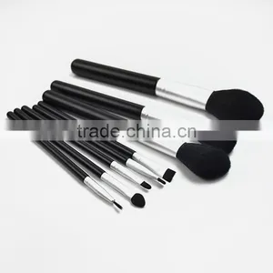 Synthetic Hair Brush Material Black Plastic Handle Material Cosmetic Makeup thumbnail-3