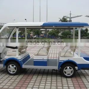 Unique Best Sale Passenger Transport Battery Powered Sightseeing Shuttle Bus thumbnail-3