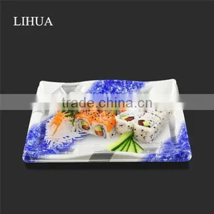 Eco-Friendly Feature Plastic Material Food Sushi Packaging Box,Plastic Sushi Container,Plastic Sushi Take Away Display Tray thumbnail-3