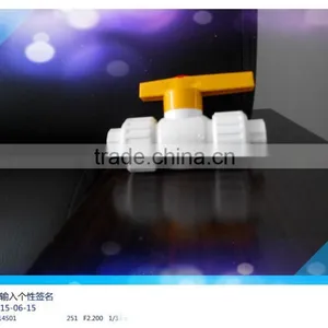 Good Price Ppr Plastic Double Union Plastic Ball Valve thumbnail-4