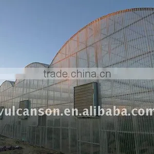 Extruded Color Corrugated Plastic Polycarbonate Roofing Sheet (Valuview Opal ROMA) thumbnail-3