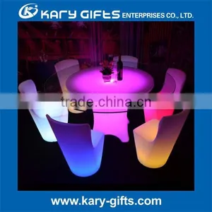 EVENT RECEPTION TABLE ROUND CATERING TABLES WITH LIGHT thumbnail-1
