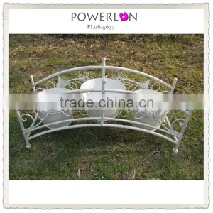 Antique New Item Wrought Iron Outdoor Metal Flower Pot thumbnail-1