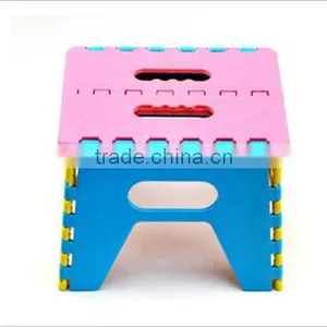 Home House Garden Portable Bench Plastic Folding Step Stool Chair Footstool Cool thumbnail-1