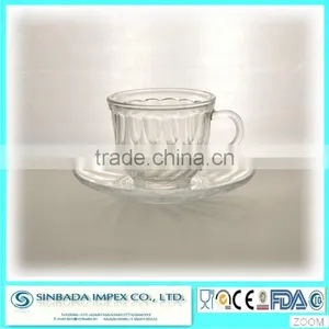 With FDA/SGS Certification Anhui Factory Supply Wholesale Bulk Tea Cup and Saucer Sets for Espresso thumbnail-1