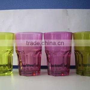 Spray Colors Drinkging Cup Spray Colors Glass Mug Colorufl Glass Mug thumbnail-1