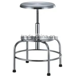 Laboratory Stool Made in Stainless Steel thumbnail-1