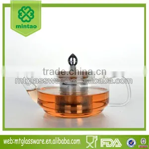 Borosilicate Double Wall Glass Tea Pot/double Wall Water Glass thumbnail-1