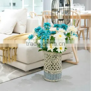 Lucky-weave Wholesale 100%handmade Home Decoration Flower Basket thumbnail-1