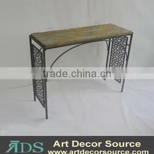 Decorative Metal Tray Table thumbnail-1