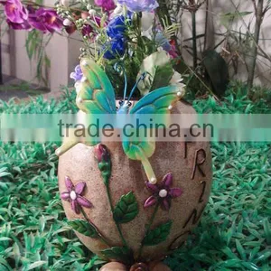 YS11222 Butterfly Flowers Pot Garden Planter Stand Garden Decoration thumbnail-1