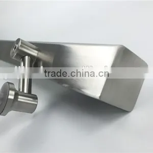Stainless Steel Square Glass Balustrade/Flat End Balustrade For Glass thumbnail-3