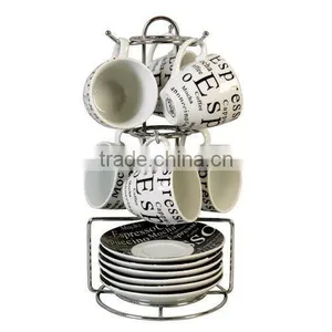 Coffee Cup and Saucer Set thumbnail-1