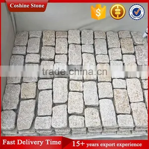 Granite Cobblestone Paver Mats, Mesh Cobblestone Pavers for Sale thumbnail-1