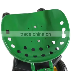 GS-01 Heavy Duty Steel Rolling Garden Cart thumbnail-4