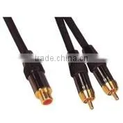 Balanced Y Adapter Cable Ype RCA Jack to 2RCA Plug Directional VK30299 thumbnail-1