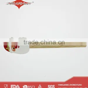 Promotion Christmas Gift Silicone Spatula With Wood Handle thumbnail-4