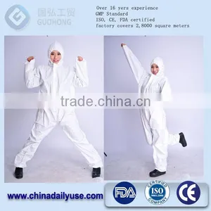 Buzo Desechable,disposable Microporous Coverall With Hood,disposable Coverall for Safety Use thumbnail-2