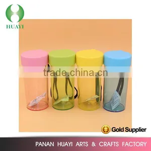 High Quality Fashion Design Colorful Plastic Water Bottle thumbnail-1