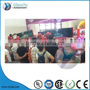 Guangzhou Dianfu Silulator Driving Real Feeling Motion Car Driving Simulator With Triple Screen thumbnail-5