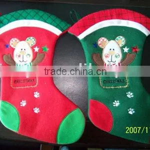 Christmas Stocking With Embroidery thumbnail-1