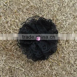 Fancy Chiffon Lace Flowers Artificial Lace Fabric Flower thumbnail-1