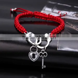 2016 Fashion Couple Bracelet Unique Design Couple Handcuffs Bracelets High End for Valentine Gift thumbnail-2