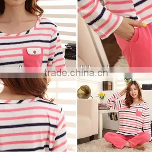 Made In China Long Sleeves Cotton Lady Pajama thumbnail-1