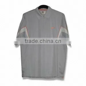 Short-sleeved Men's Golf T-shirt With Cut and Sewn Decorations, Available in XL and XS Sizes thumbnail-1