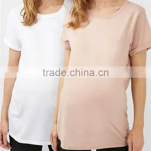 Boyfriend Style Garment Slogan Oem Multipack Maternity Nursing Blouse thumbnail-5