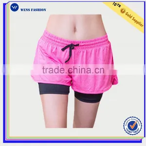 Last Design Athletic Wear Cheap Exercise Clothes Run Short Gym Women thumbnail-1