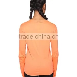 High Quality Women T-shirt Custom T-shirt Women t Shirt Wholesale China O-neck Long Sleeves t Shirt thumbnail-6