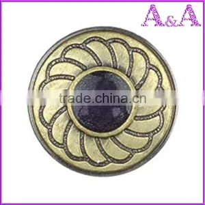 Custom Stone Jeans Buttons With Rhinestone for Apparel Various Designs Customized thumbnail-3