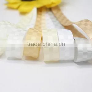Hi-ana Ribbon 151 Fresh Idea Design Fancy Pretty Blue Color Plaid Ribbon for Decoration in Hot thumbnail-1