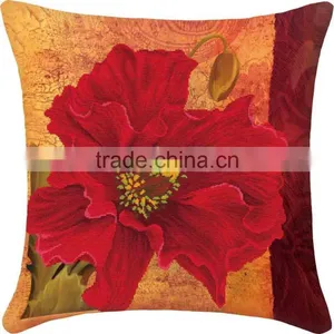 High Sales Hand Embroidery Flower Pattern Square Throw Pillow Cotton Cross Stitch Sets Beautiful Fabric And Thread thumbnail-1