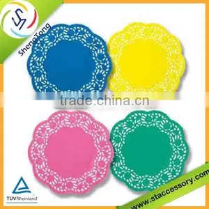 Eco--friendly Colored Lace Paper Doilies With All Hot Selling thumbnail-1