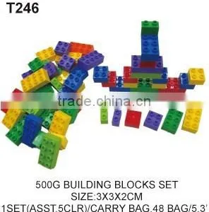500 g Educational Blocks Plastic Building Semicircle Tube Toy For Kids thumbnail-5