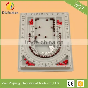 PE DIY Beads Design Flocking Plate Template Board for Necklace thumbnail-3