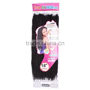 2016 Best Selling no Tangle Top Quality Wholesale Jumbo Braid Synthetic Braiding Hair for Senegalese Twist Braids 201g thumbnail-5